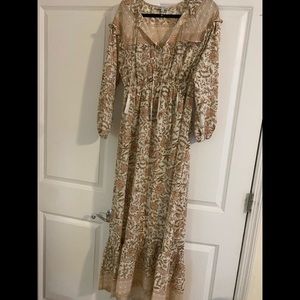 Never worn. Floral midi dress